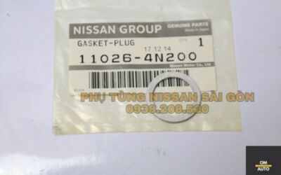 Long đền xả nhớt hộp số Navara, Terra và Qashqai 11026-4N200