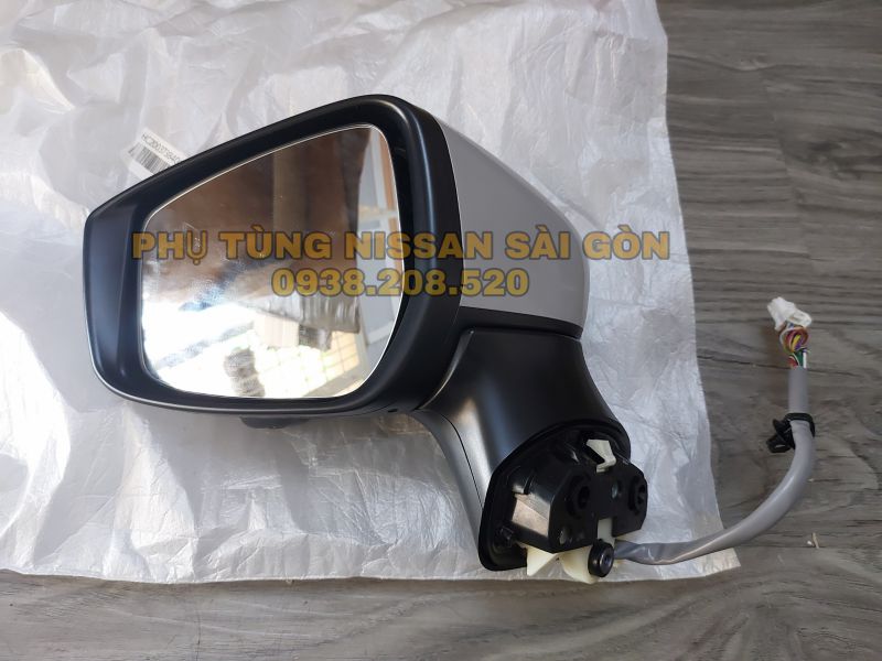 Cụm gương hậu bên trái Almera (Hàng tháo xe) 96302-6EK2A