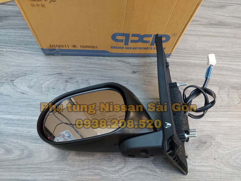 Cụm gương hậu bên trái Livina (Hàng tốt) K6302-CJ01C và 96302-CP20A