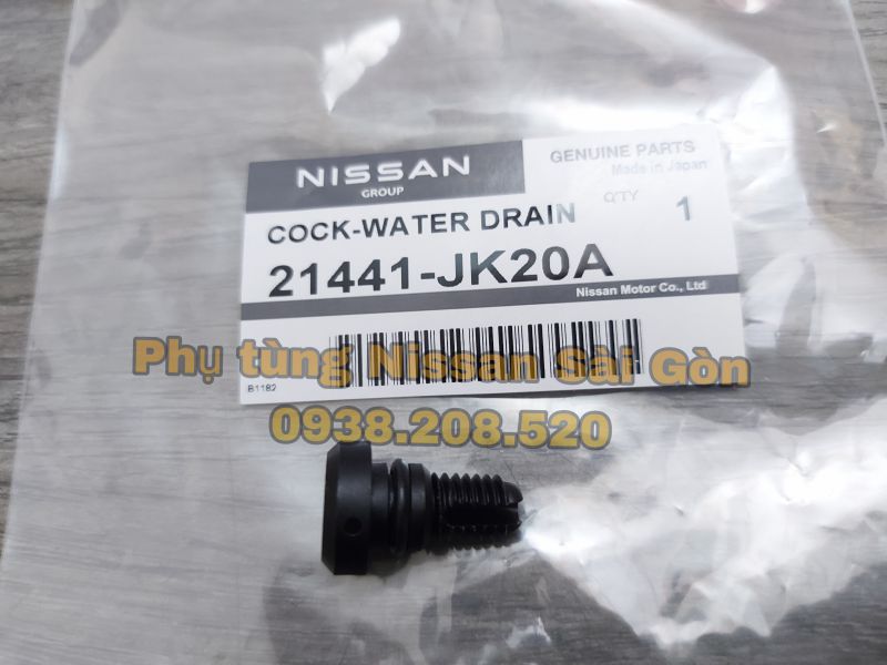 Cóc xả nước ống nước két nước dưới Navara 21441-JK20A