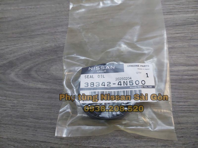 Phốt láp ngang cầu sau Qashqai, Rogue, X-Trail và Murano 38342-4N500