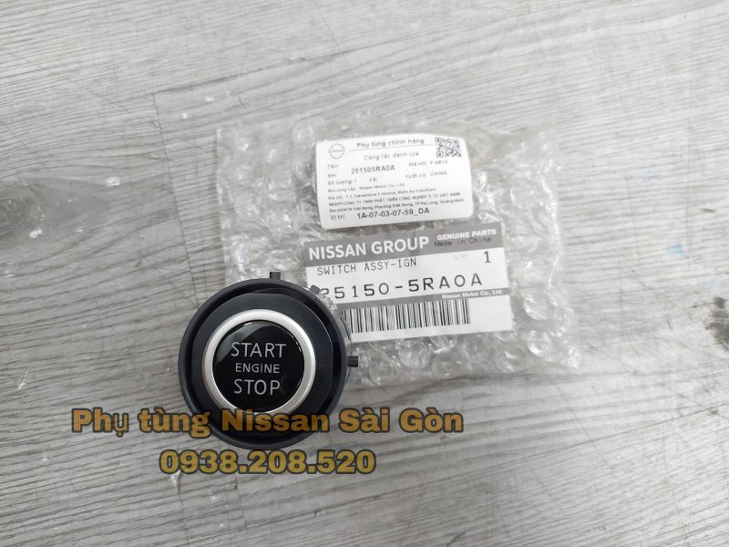 Công tắc khởi động Almera 25150-5RA0A