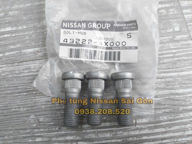 Bulong bánh sau Sunny và Micra 43222-AX000