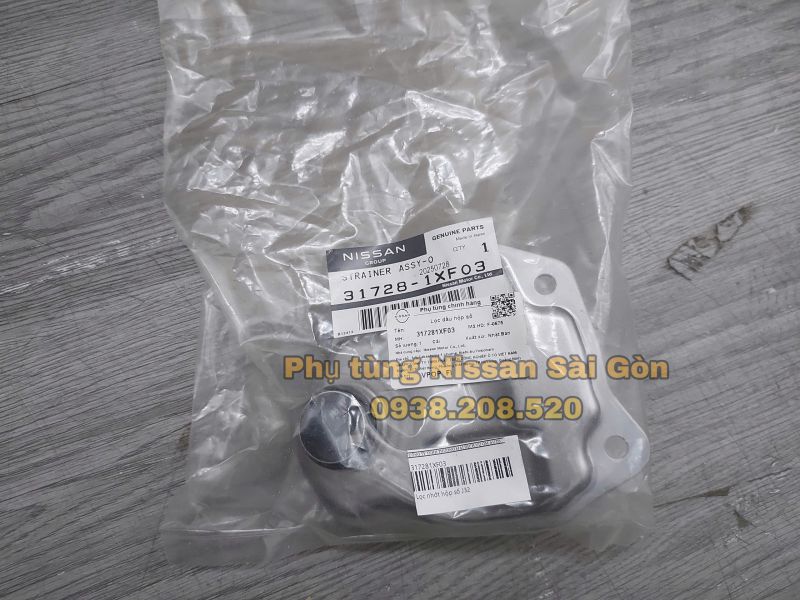 Lọc nhớt hộp số sắt Qashqai, Juke, Teana (Đài Loan), Altima, Rogue và X-Trail 31728-1XF03