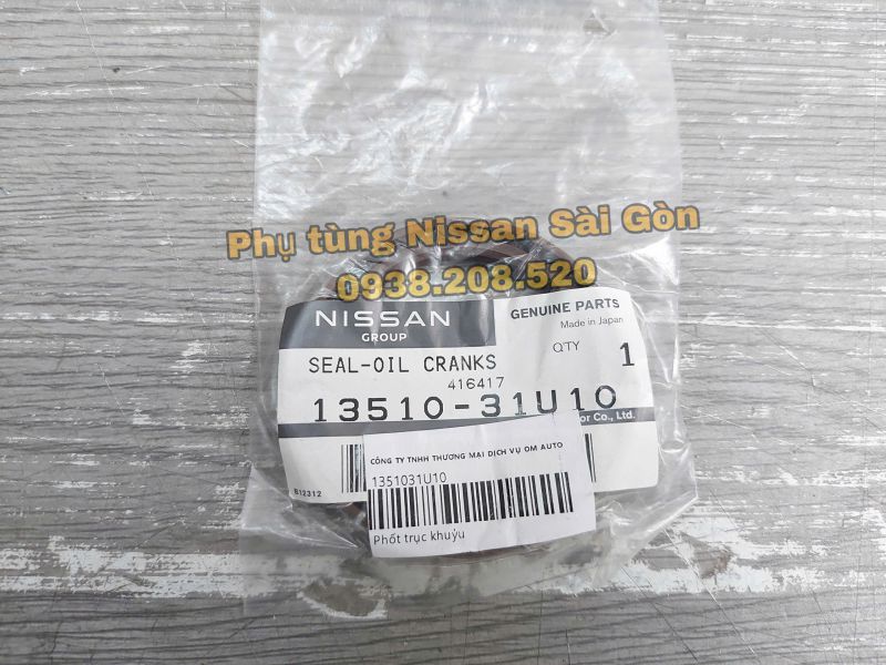 Phốt đầu cốt máy Quest, Infiniti, Teana 2.5 (Đài Loan), Teana (Mỹ), 370Z và Murano 13510-31U10