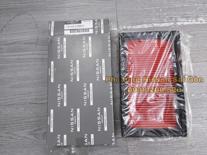 Lọc gió động cơ Sunny, Livina, Tiida, Bluebird và Micra 16546-ED000