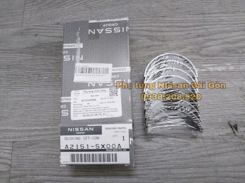 Miễn tay dên cos 1 (Bạc lót thanh truyền) Navara, Terra và Urvan A2151-5X00A